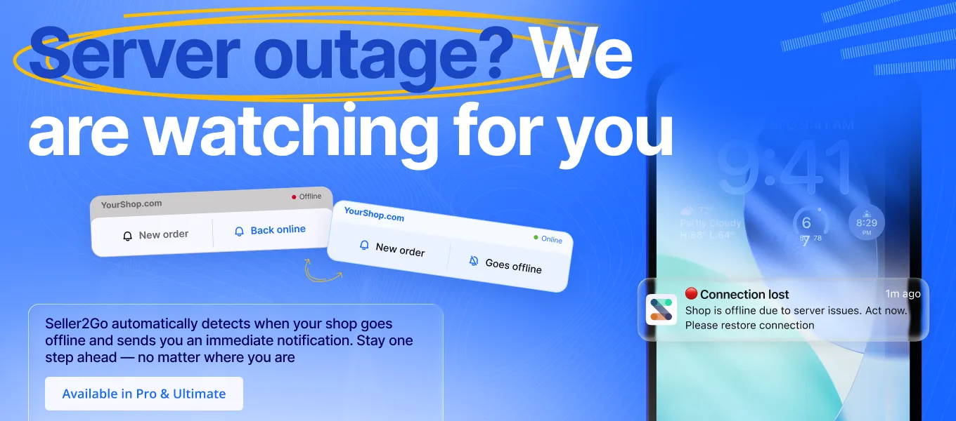 Seller2Go dashboard for JTL-Shop
