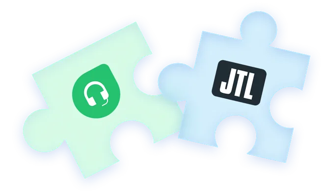 JTL-Wawi und Freshdesk als zusammengesteckte Puzzleteile